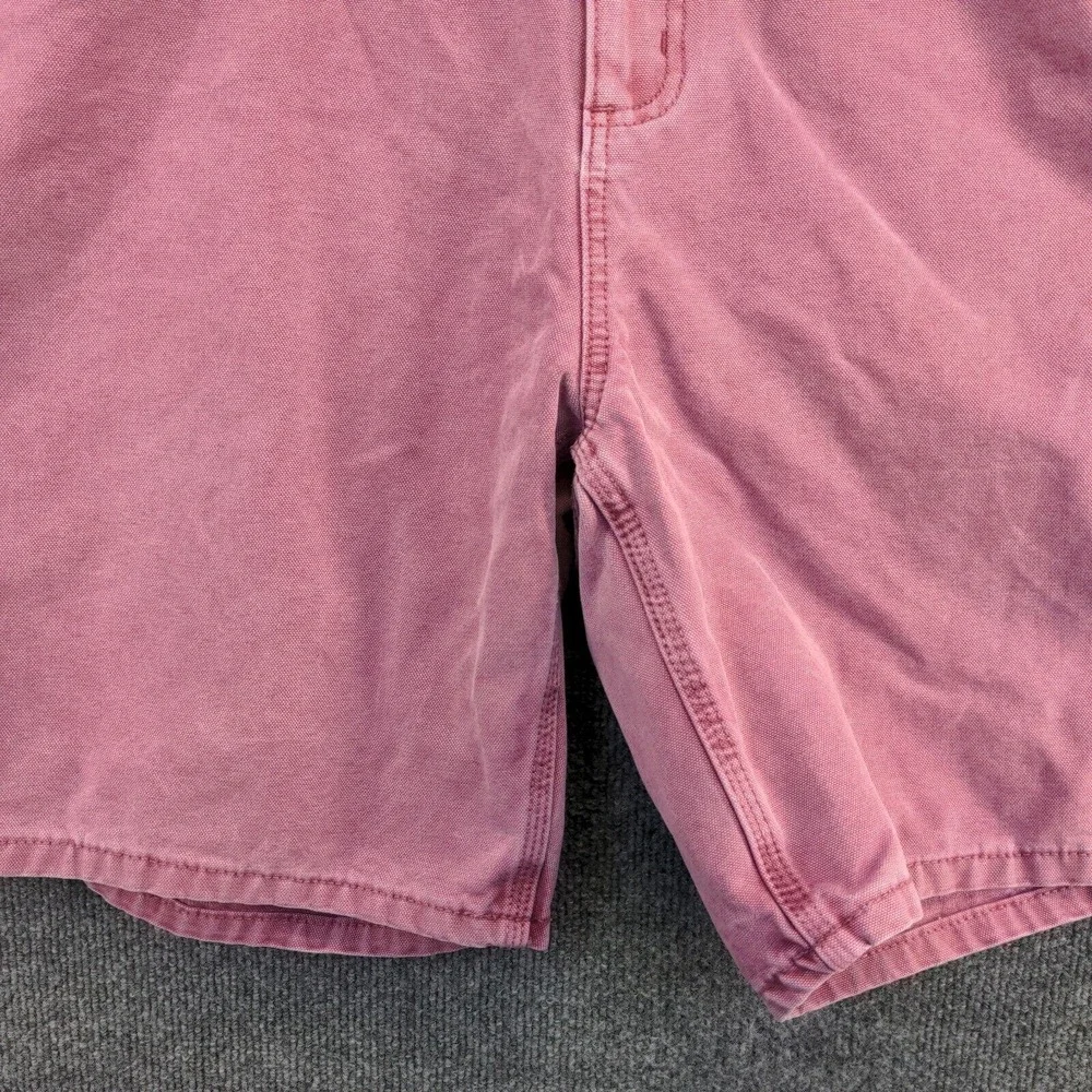No Boundaries Men's Chino Shorts Pink Size 40 100% Cotton Slash Pockets